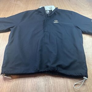 Men’s Callaway Golf Black 1/4 Zip Windbreaker L Amelia Island